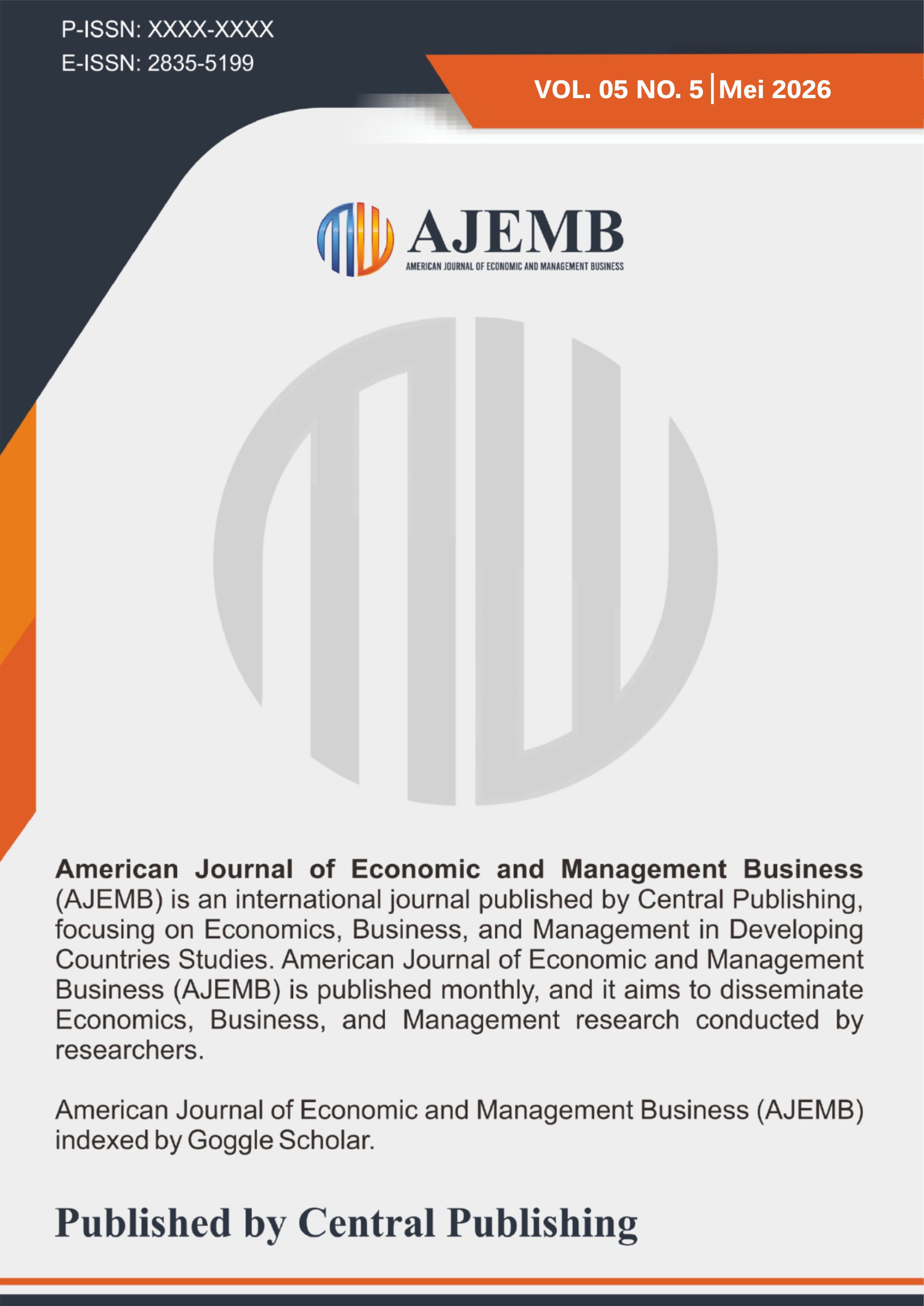 								View Vol. 5 No. 5 (2026): American Journal of Economic and Management Business
							